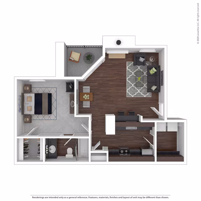 Unit 2144 2037 floor plan